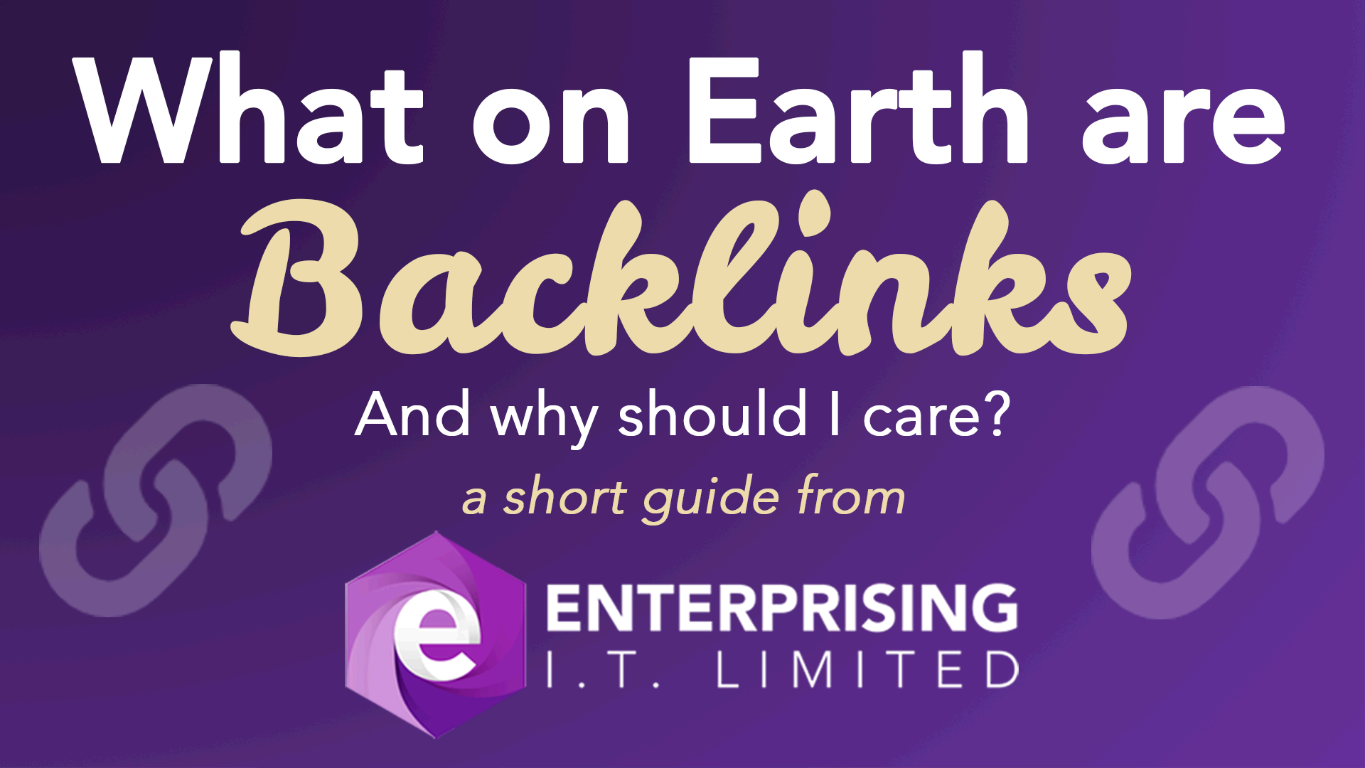 what are backlinks guide from enterprising it